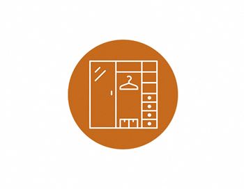 Spacious closets